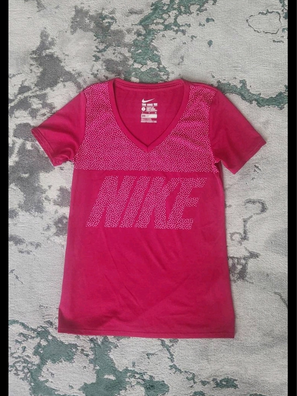 Nike Women's V-Neck Tee with Studded Logo